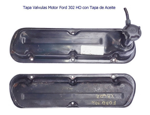 Tapa Valvulas Motor Ford 302 Ho Con Tapa De Aceite (el Par)