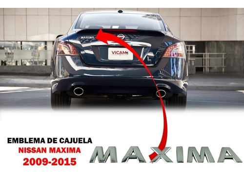 Emblema Para Cajuela Nissan Maxima 2009-2015