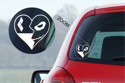 Harley Quinn Logo Calco Sticker Vinilo Decoracion