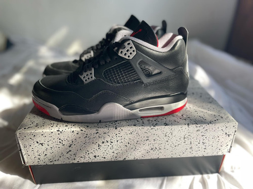 Nike Air Jordan Retro 4 Bred Zapatillas Originales (Usado)