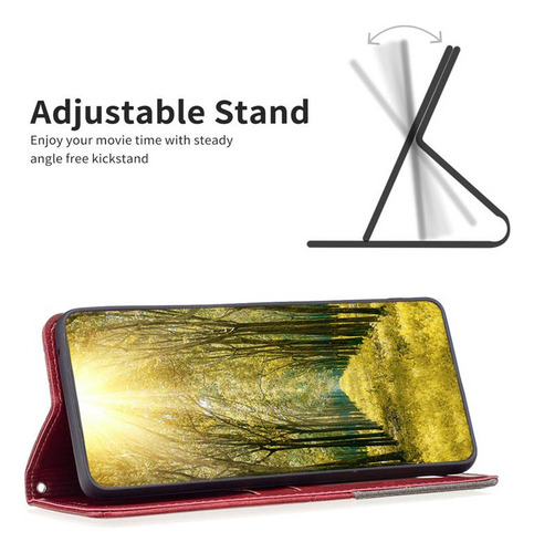Funda De Cuero Tipo Cartera Para Xiaomi Poco F5 X5 Pro C55 M