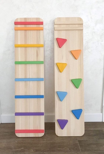 Tabla Escaladora De Madera Para Niños 