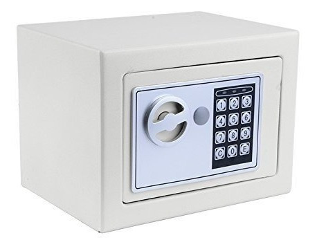 Caja Fuerte Digital + 2 Llaves + Bulones Teclado Numerico