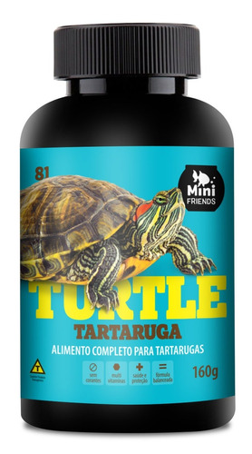 Mini Friends - Alimento Premium Para Turtle (tartaruga) -