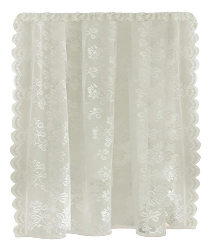 Cortina De Encaje Floral Ventana De Tul Cortina 150x200cm