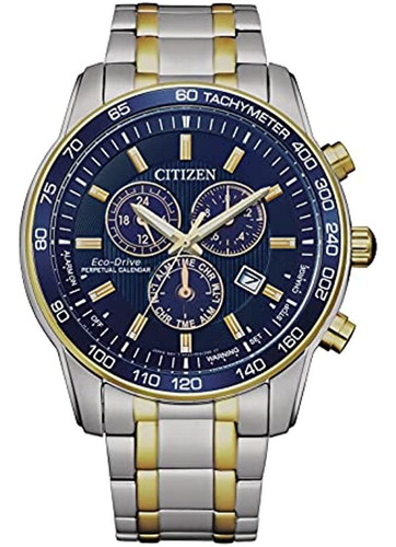 Reloj Cronógrafo De Lujo Citizen Para Hombre Eco-drive En Ac