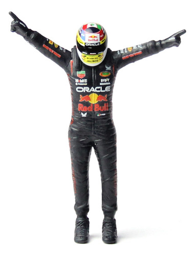 Burago Redbull F1 Rb19 A Escala 1:24 Figura Checo Perez Azul Azul Oscuro
