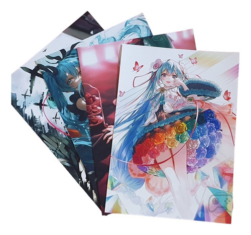 4 Posters 21x29 Hatsune Miku