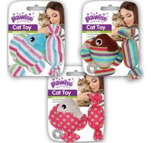 Set De 3 Juguetes Para Gatos Accesorios Mascotas Gatitos