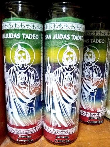 Veladora San Judas Tadeo Levanta Negocios - Preparada