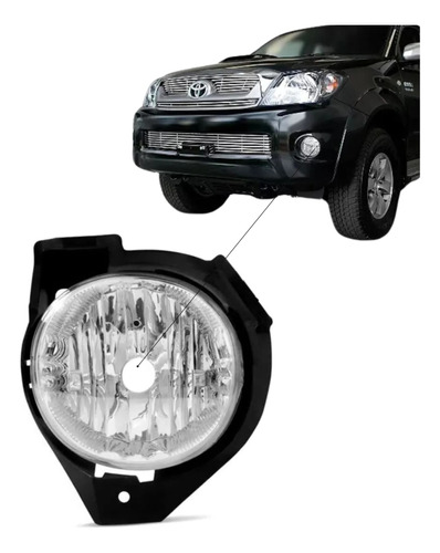 Faro Auxiliar Toyota Hilux Sw4 2009 2010 2011 Izquierdo