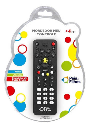 Mordedor Controle Remoto Denticao Bebe Antistress Gengiva