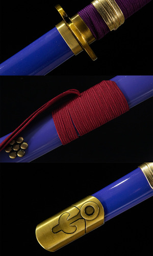Katana Roronoa Zoro Yama Full Tang Hecho A Mano Filo Real