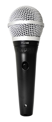 Micrófono Vocal Dinámico Cardioide Con Cable Pga48-xlr Shure