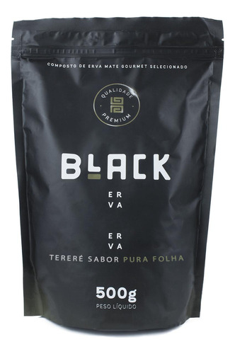 Erva Mate Para Tereré Black Erva Sabor Pura Folha 500g