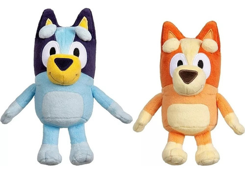 Pack De Peluches Serie Bluey 25 Cm ( Bluey Y Bingo)