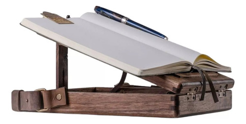Caixa De Mensageiro De Madeira Portátil Writing Eye 2024