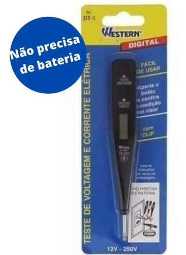 Imagem 5 de 5 de Chave Teste Voltagem Corrente Eletrica Digital Dt-1 Ml5