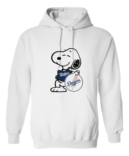 Sudadera Con Gorro Snoopy Con Su Pelota Beisbol