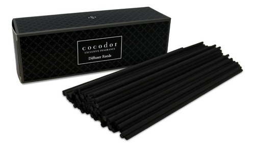 Cocod'or Cocodor Juego De Difusor De Fibra Negra Con Varilla