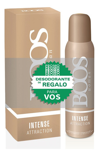 Perfume Boos Intense Attraction Dama + Desodorante