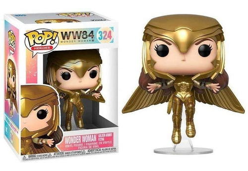 Pop Ww84 - Wonder Woman Golden Armor Flying #324