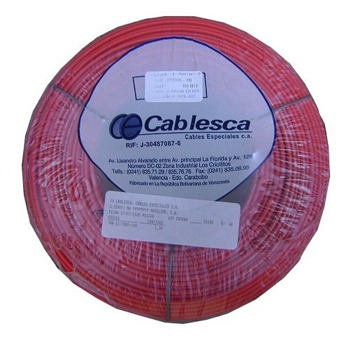 Cable Thw # 12 , 7 Hilos, 75°, 600v, De 100m Ne, Bl, Ro, Ve