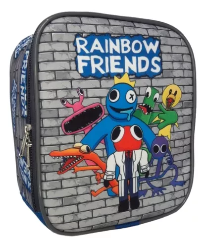 Kit Mochila Rainbow Friends Amigos Do Azul Babão Costas G F5