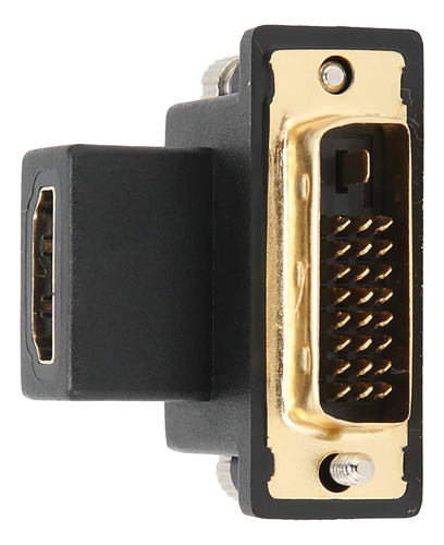 Adaptador Dvi Macho Hdmi Hembra 753 90 Grado Angulo Abajo