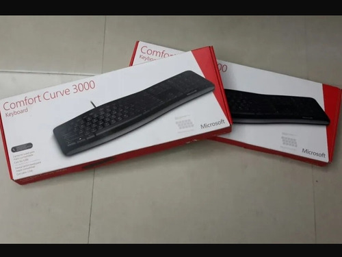 Teclado Ergonómico Confort Curve 3000 Keyboard De Microsoft.