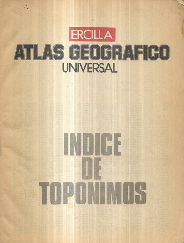 11 Fascículos Atlas Geográfico Universal + Mapa Chile Region (Usado)