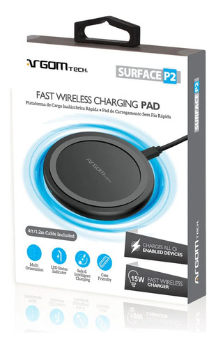 Plataforma De Carga Inalámbrica Rápida De 15 W Surface P2