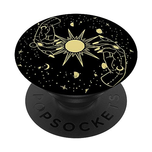 Popsockets Para Cualquier Mano: Sol, Estrellas, Fase Lunar,