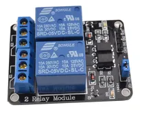 Comprar Modulo Rele Relay 5v Optoacoplado 10a - 2 Canales Arduino