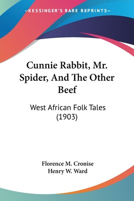 Libro Cunnie Rabbit, Mr. Spider, And The Other Beef: West...