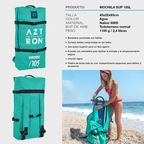 Tabla Sup Stand Up Paddle Aztron Mercury 10´ Doble Camara