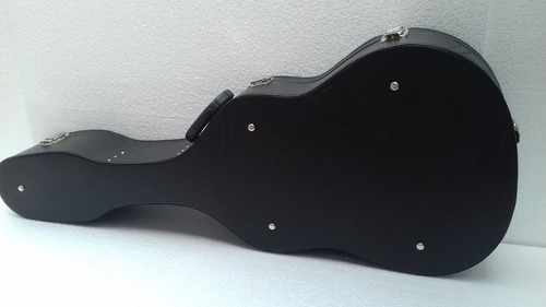 Estojo Hard Cases Para Violão - Modelo Formato Preto