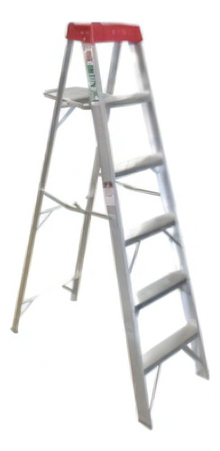 Escalera Escalumex Tijera De Aluminio 2.13m Stl-7 Kirkor 6 E