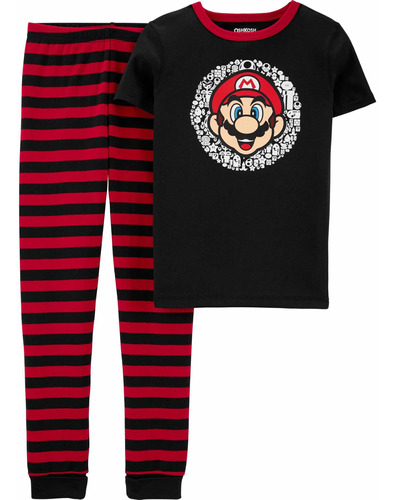 Pijama Oshkosh Mario Bros Niño