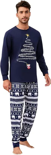 Conjunto De Pijamas Navidad Juego Para Familiares Y Parejas