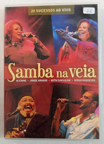 Dvd Samba Na Veia - 20 Sucessos Ao Vivo