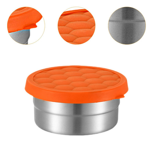 Contenedor De Alimentos De Acero Inoxidable Comida De Metal