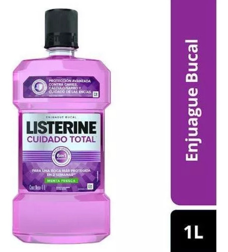 Listerine Cuidado Total X 1 Litro - L a $46000