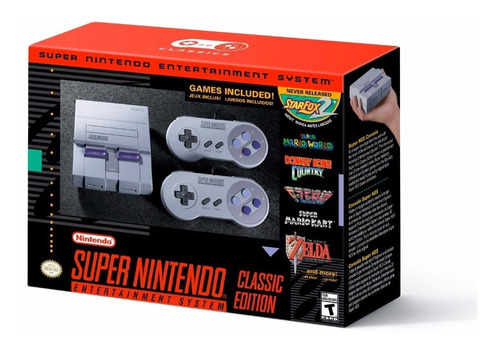 ¡ Consola Mini Super Nintendo Classic Edition En Wholegames!