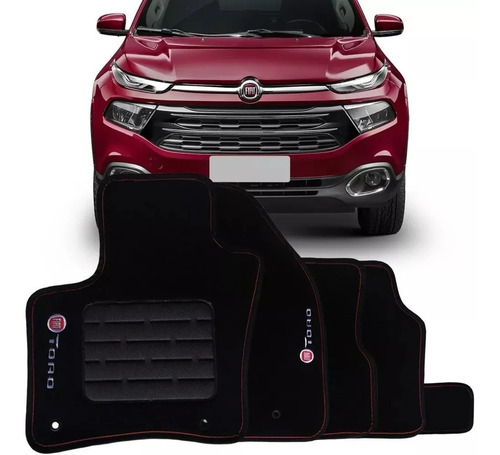  Juego De Alfombra Bordados Fiat Toro 2016 A 2018