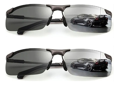 2x Gafas De Sol Fotocrómicos Masculinos Polarizadas
