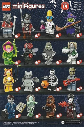 Lego Monstruos Serie 14 Minifiguras