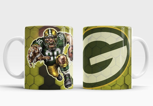 Taza Mascota Empacadores De Green Bay Packers Nfl