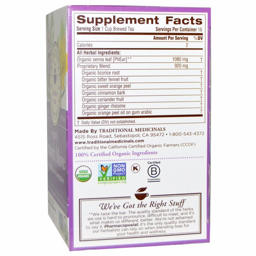 Smooth Move® Herbal - 16 Bolsitas De Té