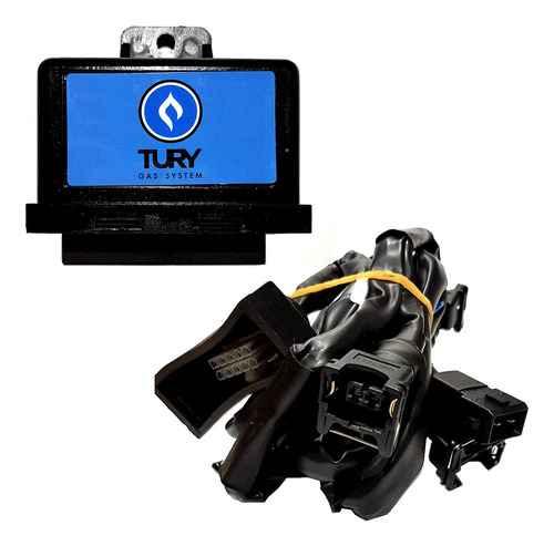 Emulador 4 Bicos Injetores Chicote Conectores Tury Gas T54a